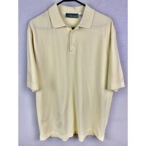 Peru Unlimited Men’s Yellow Polo Shirt Size Medium